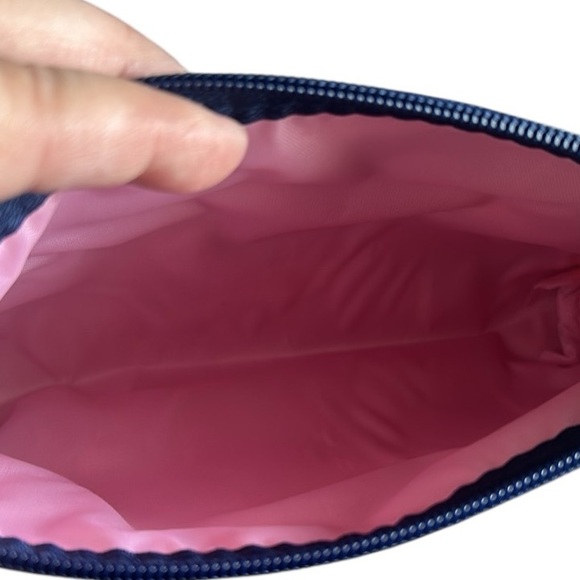 Flamingo Print Pink and Blue Cosmetic Bag Trio Set with free items NWOT - Picture 8 of 12